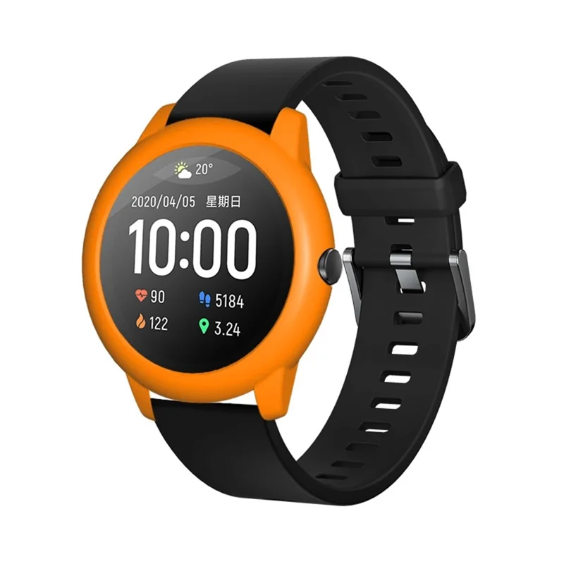 Durable PC Hard Protection Shell for Xiaomi Haylou Solar LS05 - Orange