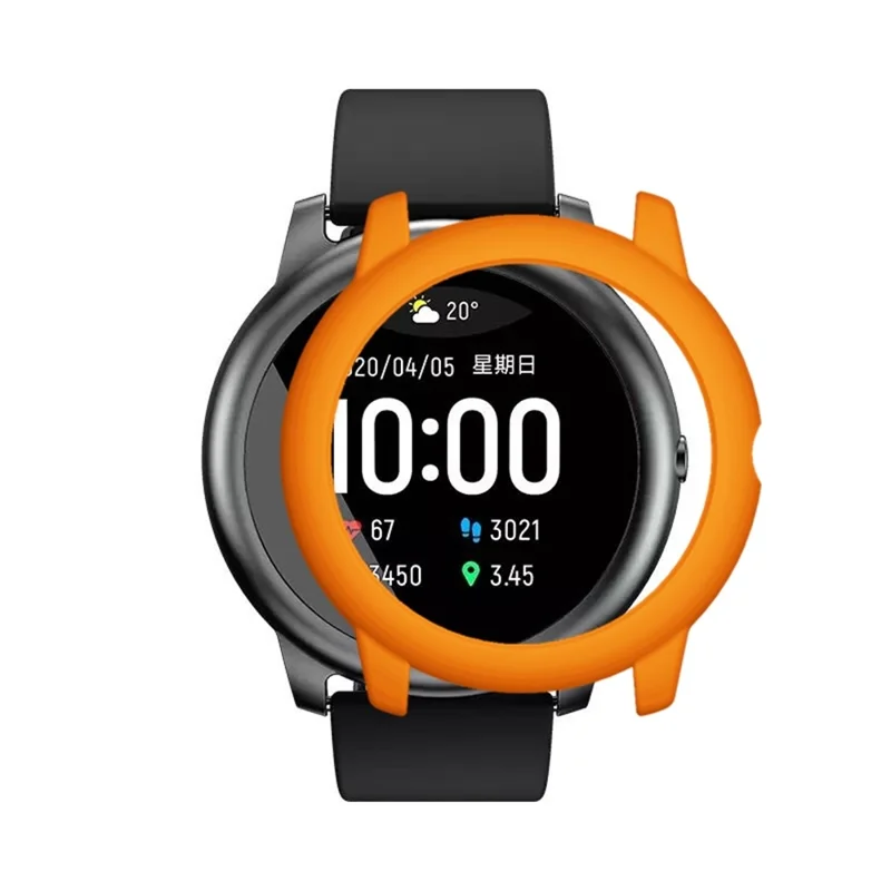 Durable PC Hard Protection Shell for Xiaomi Haylou Solar LS05 - Orange