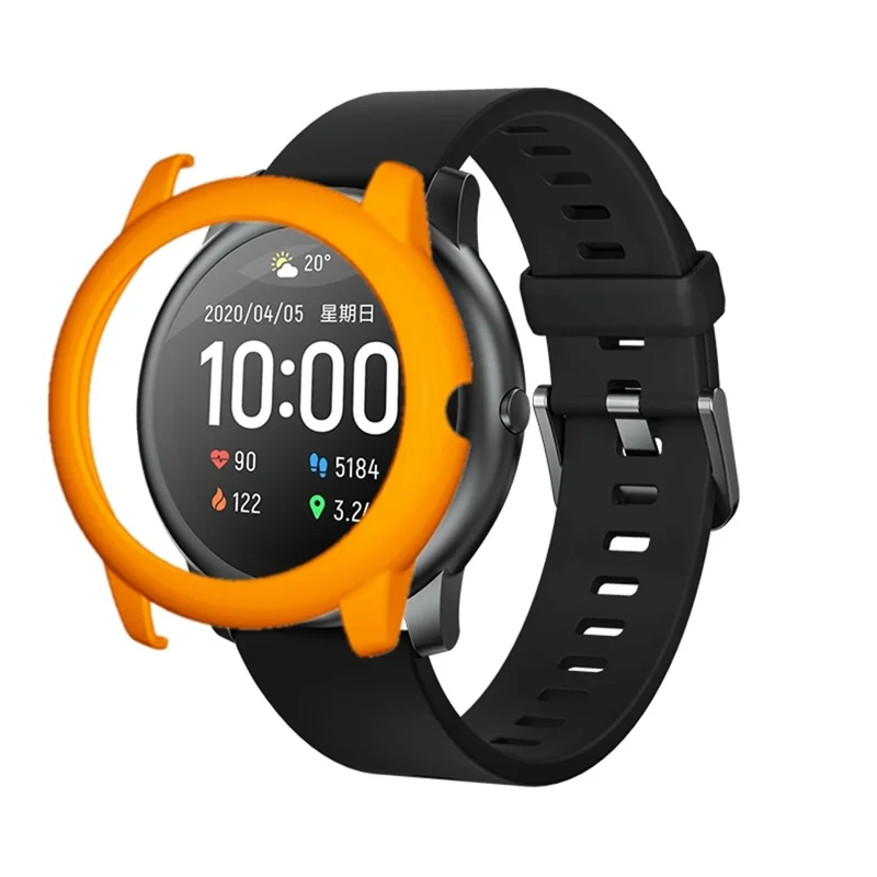 Durable PC Hard Protection Shell for Xiaomi Haylou Solar LS05 - Orange