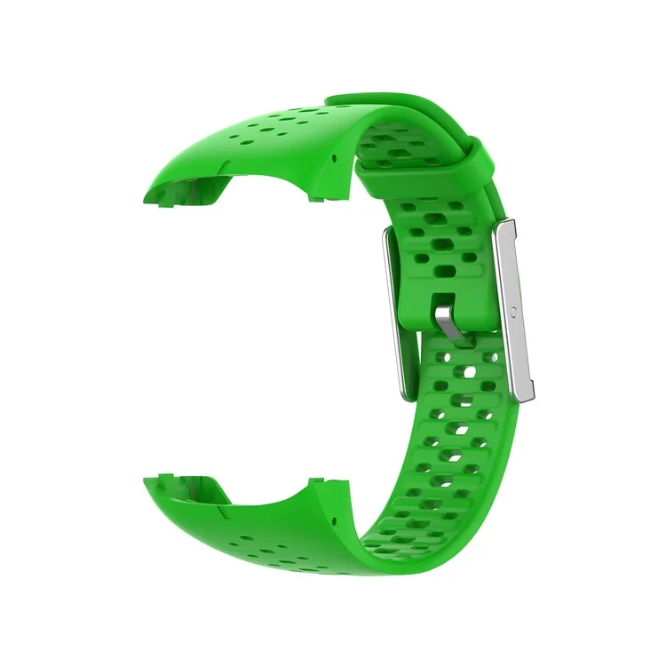 Für Polar M400/M430 atmungsaktives, weiches Silikonuhrarmband - Grün