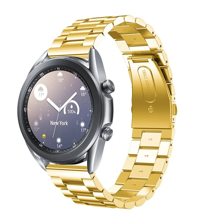 Reemplazo de Banda de Reloj Inteligente de Acero Inoxidable Para Samsung Galaxy Watch3 41 mm - Oro