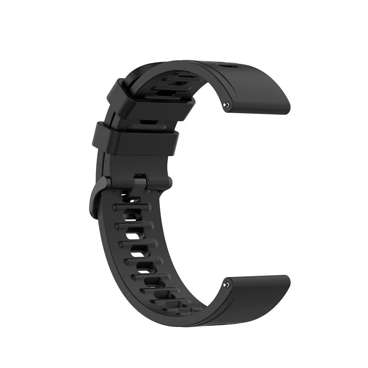Soft Silicone Watch Strap Replacement 20mm for Amazfit Neo - Black
