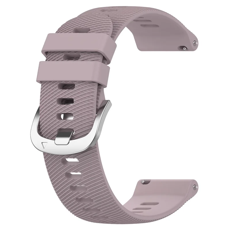 For Garmin Forerunner 570 42mm / D2 Air X10 20mm Replacement Wrist Band Soft Silicone Watch Strap - Purple