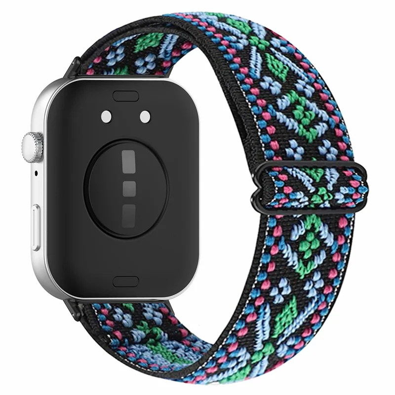 For Huawei Watch Fit 3 Replacement Wrist Band Elastic Breathable Watch Strap - Green