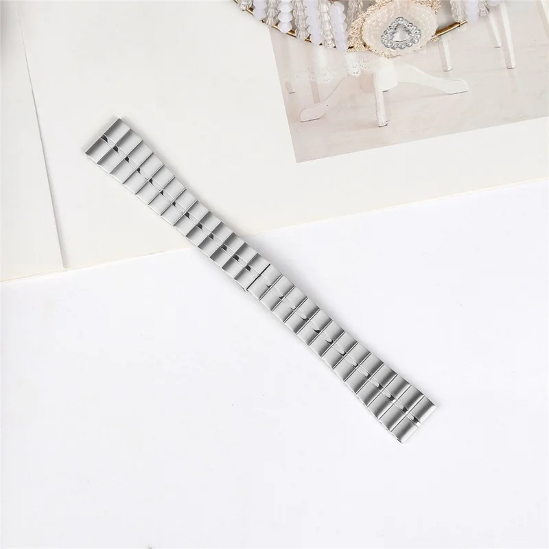 Per Huami Amazfit GTS 2 mini Stylish Watch Strap Acciaio Inossidabile Sostituzione Cinturino per Orologio - Argento