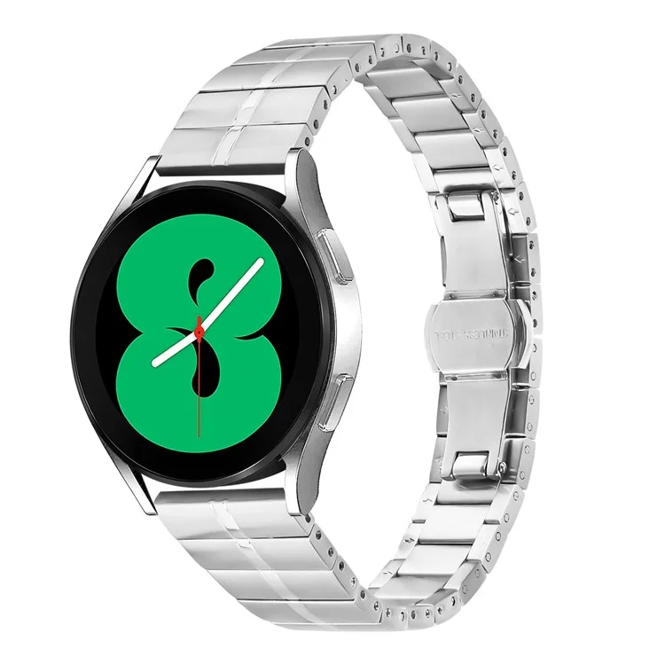 For Honor Watch ES Stainless Steel Strap Line Design Replacement Wrist Band - Silver