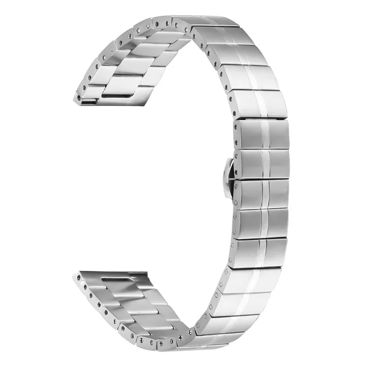 Für Garmin D2 Air X10 / Bounce Stylish Watch Strap 1-Bead Edelstahl Armband - Silber
