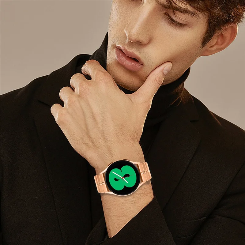 For Garmin Bounce / D2 Air X10 Stainless Steel Watch Strap Replacement Wrist Band - Rose Gold