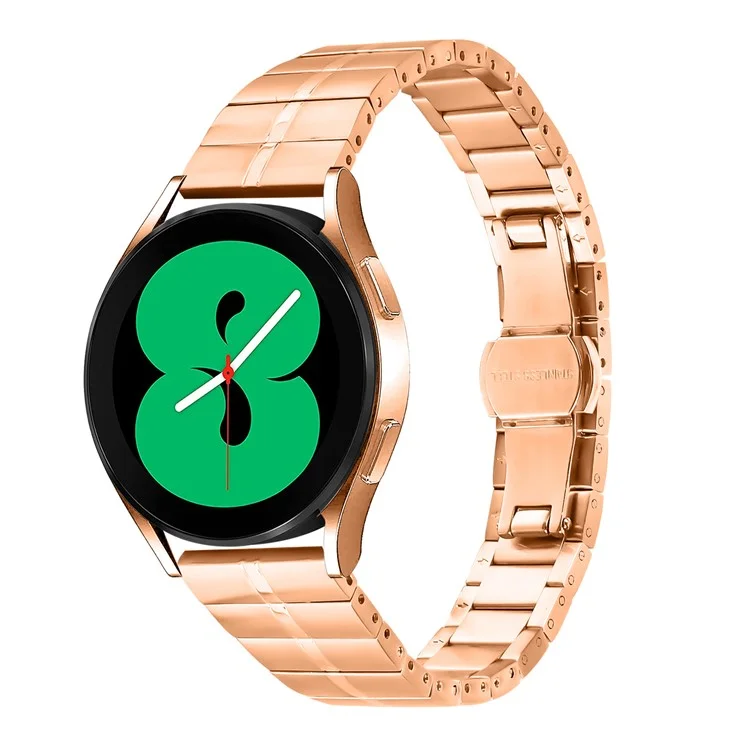 For Huami Amazfit GTR Mini Stainless Steel Watch Strap Replacement Wrist Band - Rose Gold