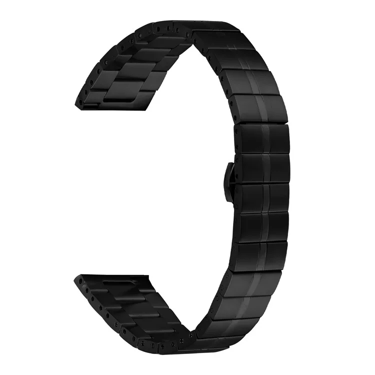 For Huami Amazfit GTS 2 mini Stainless Steel Watch Strap Replacement Wrist Band - Black