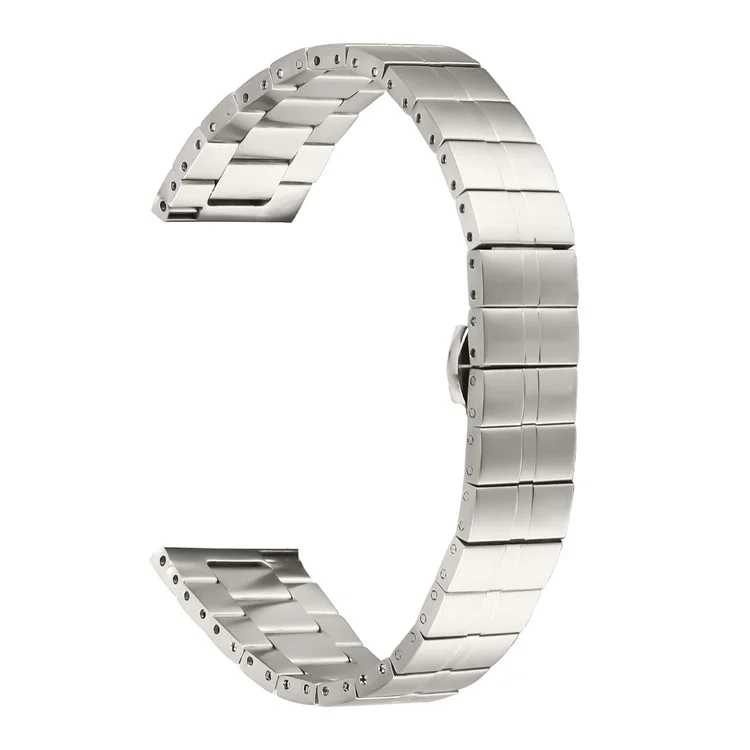 For Huami Amazfit GTS 2 mini Stainless Steel Watch Strap Replacement Wrist Band - Titanium