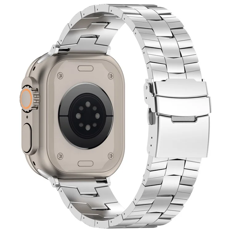 Für Apple Watch Series 10 42mm / 9 8 7 41mm / SE (2023) SE (2022) SE 6 5 4 40mm / 3 2 1 38mm Titan-Legierungs-Armband - Silber