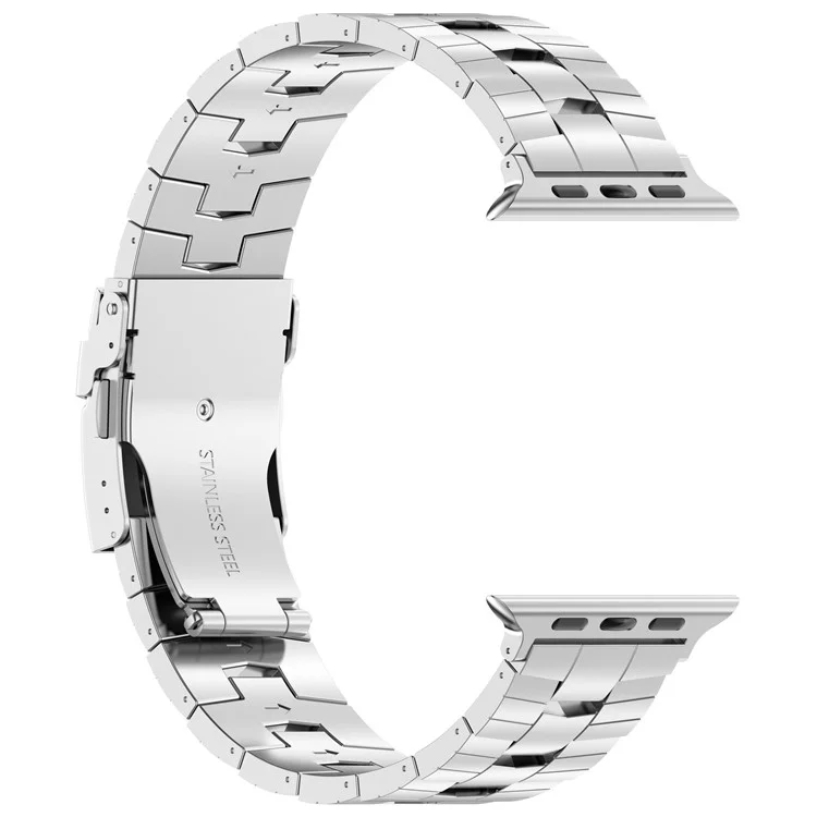 Für Apple Watch Series 10 42mm / 9 8 7 41mm / SE (2023) SE (2022) SE 6 5 4 40mm / 3 2 1 38mm Titan-Legierungs-Armband - Silber