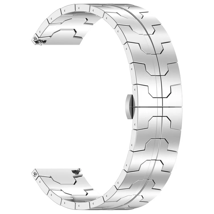 Pour la montre Huawei Watch GT4 / Xiaomi Mi Watch / Bracelet pour montre Samsung 22mm en alliage de titane - Argent