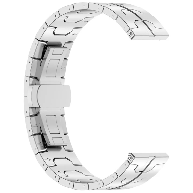 Pour la montre Huawei Watch GT4 / Xiaomi Mi Watch / Bracelet pour montre Samsung 22mm en alliage de titane - Argent