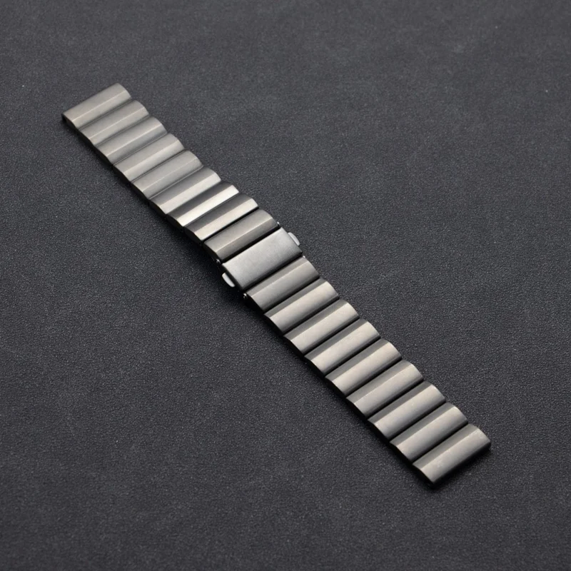 For Huawei Watch GT4 / Xiaomi Mi Watch / Samsung Titanium Alloy Watch Strap 22mm - Grey