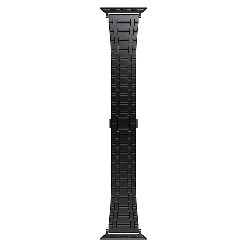 For Apple Watch Series 10 42mm / 9 8 7 41mm / SE (2023) SE (2022) SE 6 5 4 40mm / 3 2 1 38mm Watch Strap Titanium Alloy Band - Black