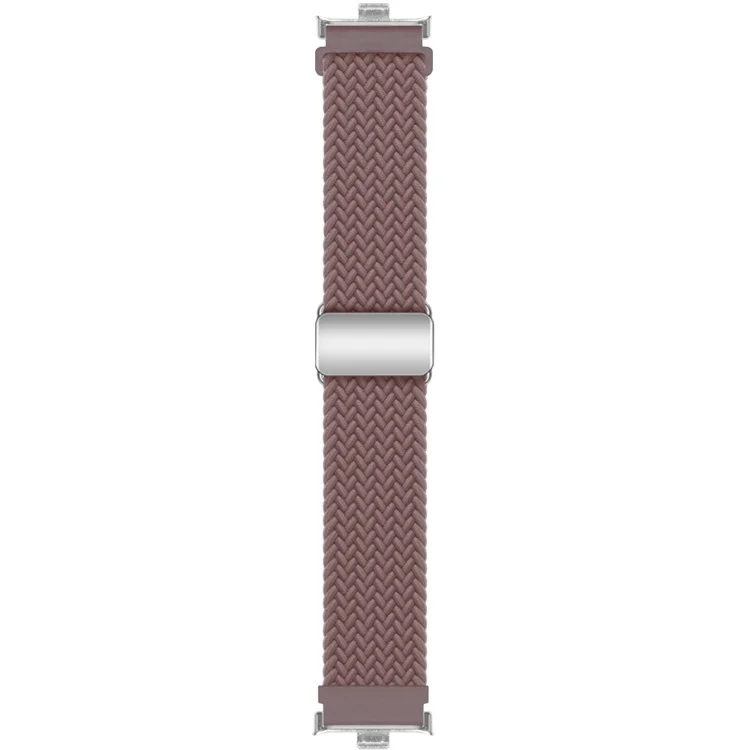 Für Xiaomi Smart Band 8 Pro / Redmi Watch 4 Strap Magnetverschluss Gewebter Schlaufenarmband - Rauchiges Lila