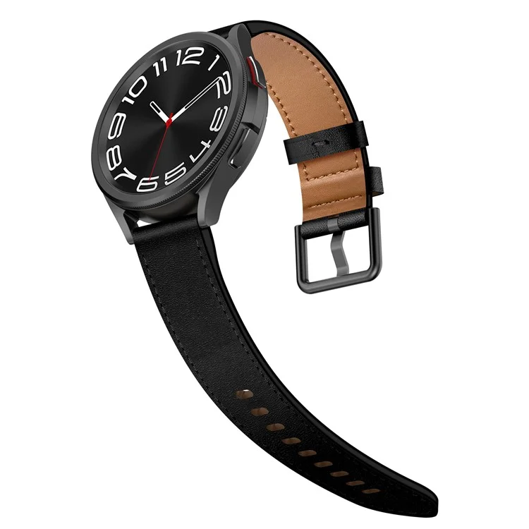 Per Huawei Watch GT 3 42mm / GT 3 Pro 43mm Top Layer Cowhide Adjustable Wrist Band 20mm Watch Strap - Nero