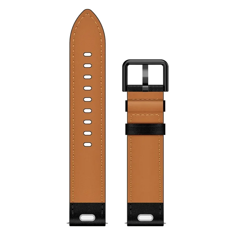 Per Huawei Watch GT 3 42mm / GT 3 Pro 43mm Top Layer Cowhide Adjustable Wrist Band 20mm Watch Strap - Nero