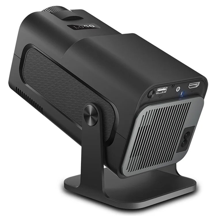 HY320 mini Projecteur Android 11.0 720P Mini WiFi 2,4G/5G WiFi6 Bluetooth 5.0 200 ANSI Appareil de Cinéma Maison (CE RoHs FCC) - Prise AU