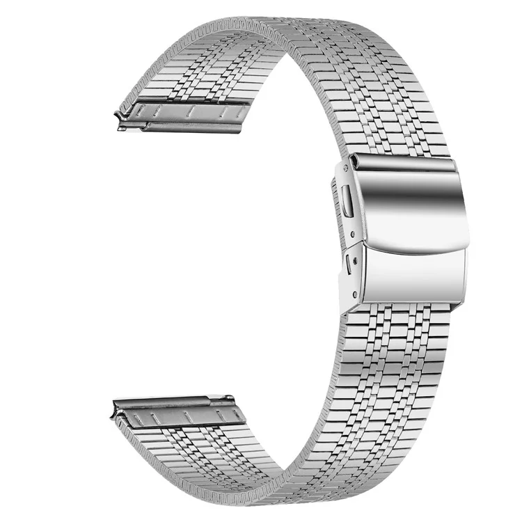 For Huawei Watch GT Stainless Steel Watch Strap 22mm Wrist Band - Silver