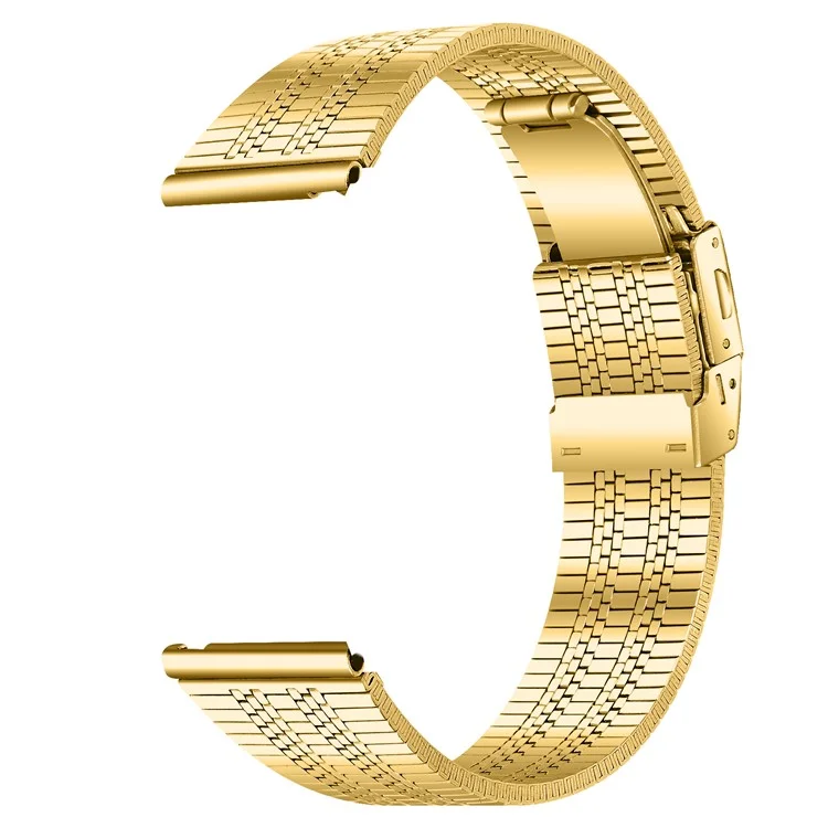 20mm Wrist Band for Garmin Vivomove Style  /  Garminmove Style Stainless Steel Watch Strap - Gold