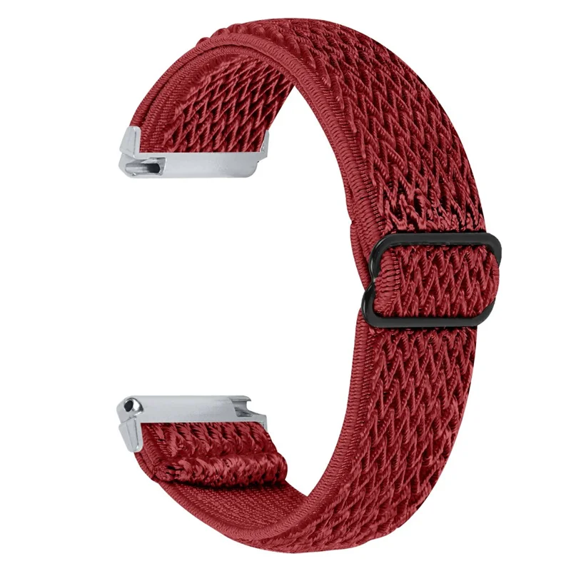 For Garmin Vivomove Style / GarminMove Style 20mm Elastic Watch Strap Replacement Watchband - Red
