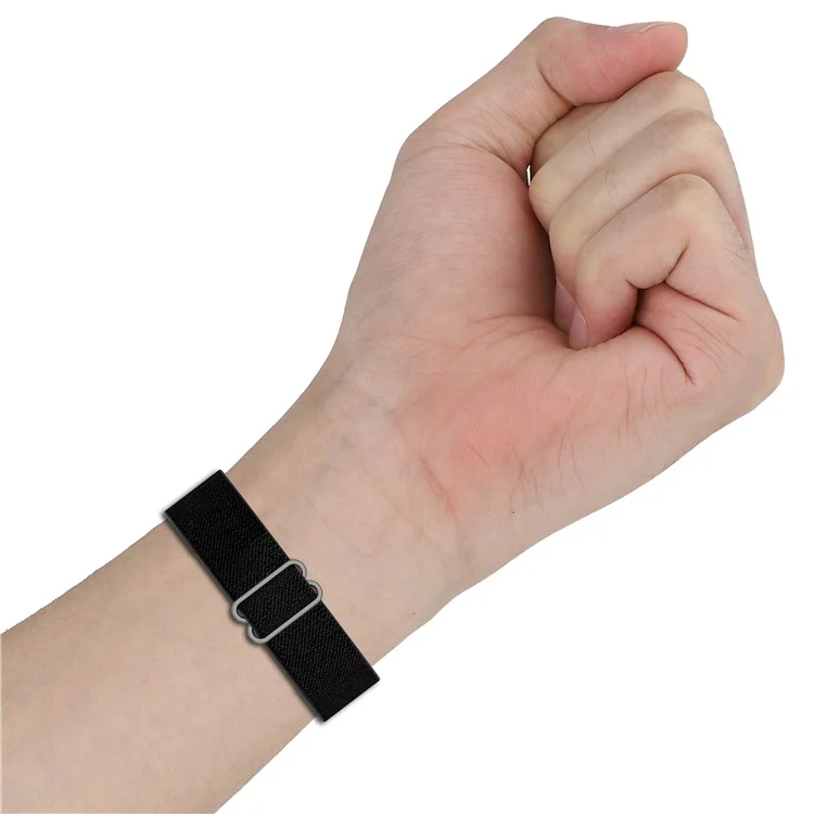 Для Huawei Watch Fit 3 Nylon Strap Stretchy Solo Loop Sport Watch Bands - Black