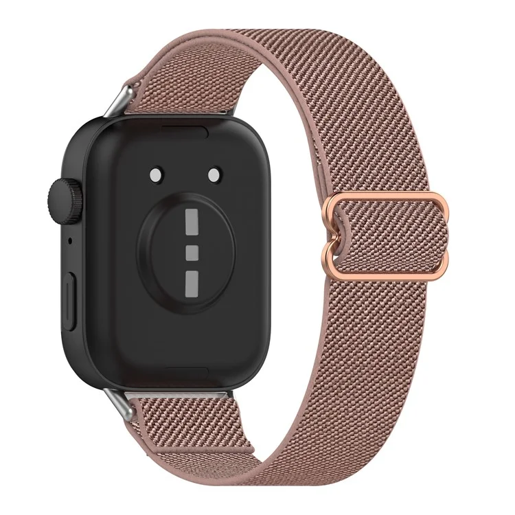 For Huawei Watch Fit 3 Nylon Strap Stretchy Solo Loop Sport Watch Bands - Rose Pink
