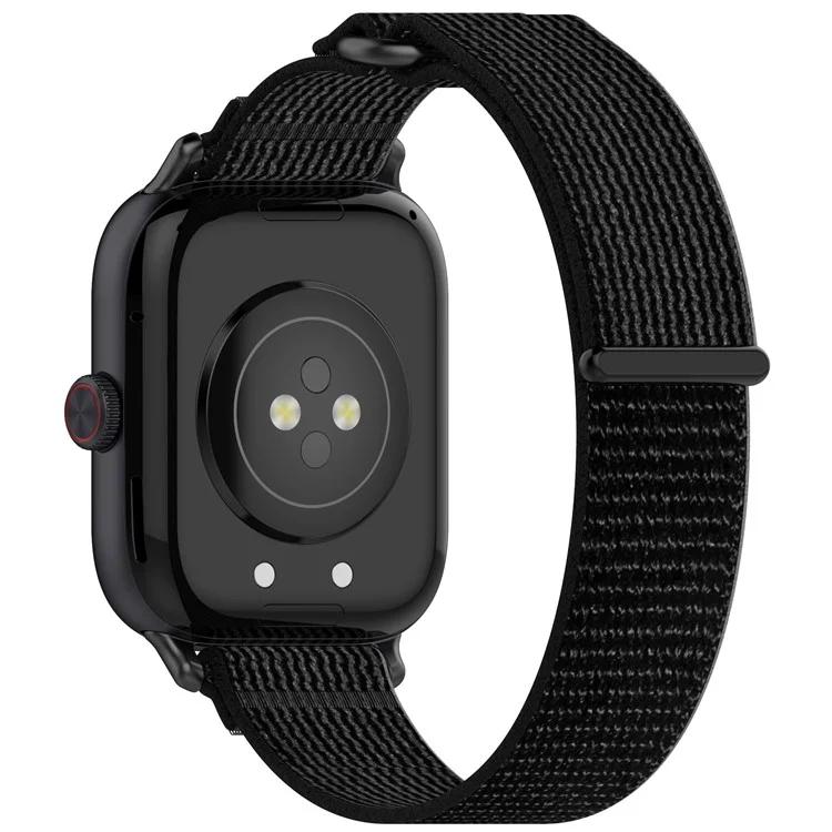 Per orologio vivo Watch GT Braided Wristband Nylon Sport Loop Watch Band - Nero+Grigio