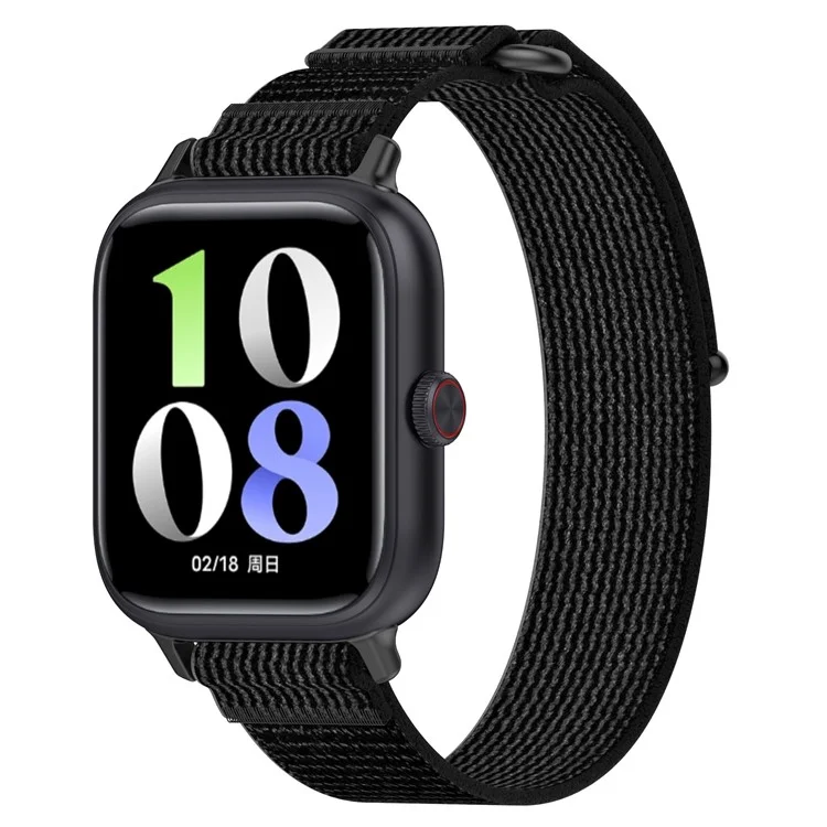 Per orologio vivo Watch GT Braided Wristband Nylon Sport Loop Watch Band - Nero+Grigio