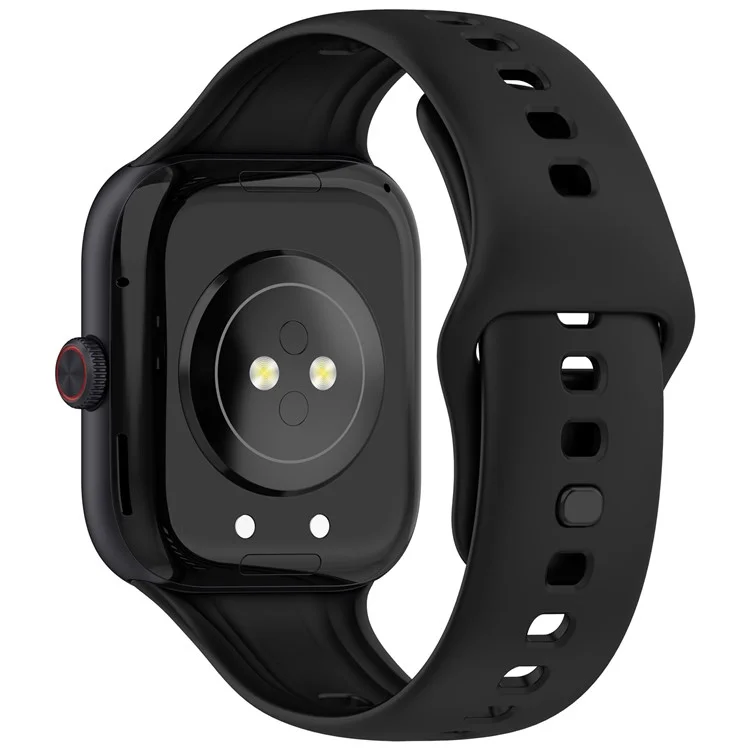 Pour vivo Watch GT Watch Band Bracelet en silicone souple Boucle réglable - Noir