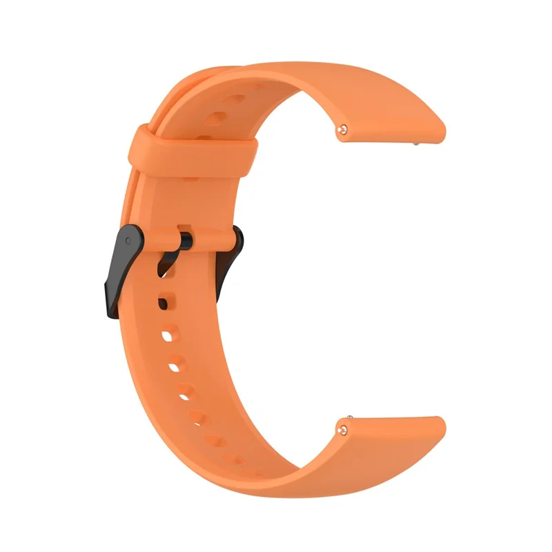 For SKG V9 / V9 Pro / Huami Amazfit Bip 5 / Bip 5 Unity Watch Strap Liquid Silicone Band Replacement - Orange