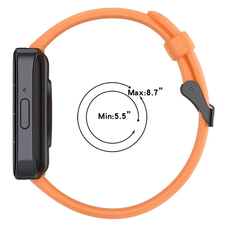 Для SKG V9 / V9 Pro / Huami Amazfit Bip 5 / Bip 5 Unity Watch Strap Liquid Silicone Band Replacement - Черный