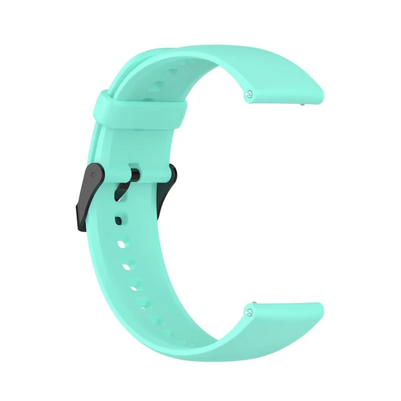 For SKG V9 / V9 Pro / Huami Amazfit Bip 5 / Bip 5 Unity Watch Strap Liquid Silicone Band Replacement - Teal