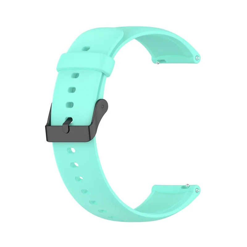 For SKG V9 / V9 Pro / Huami Amazfit Bip 5 / Bip 5 Unity Watch Strap Liquid Silicone Band Replacement - Teal