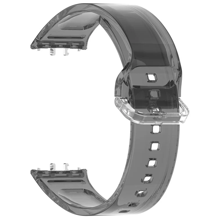 Для Samsung Galaxy Fit3 R390 TPU Ремешок для часов Меняющий цвет Ремешок для запястья - Черный