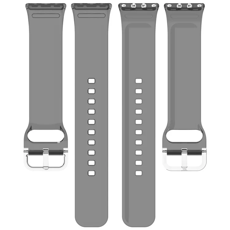 Для Samsung Galaxy Fit3 R390 TPU Ремешок для часов Меняющий цвет Ремешок для запястья - Черный
