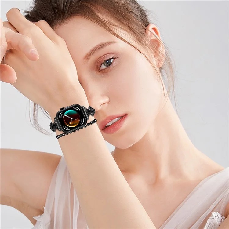 Pour Huawei Watch Fit 3 Bracelet Métallique Poignet Électroplaqué - Noir