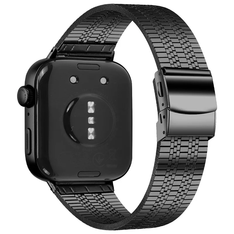 For Huawei Watch Fit 3 Replacement Band 316L Stainless Steel Metal Strap, Black