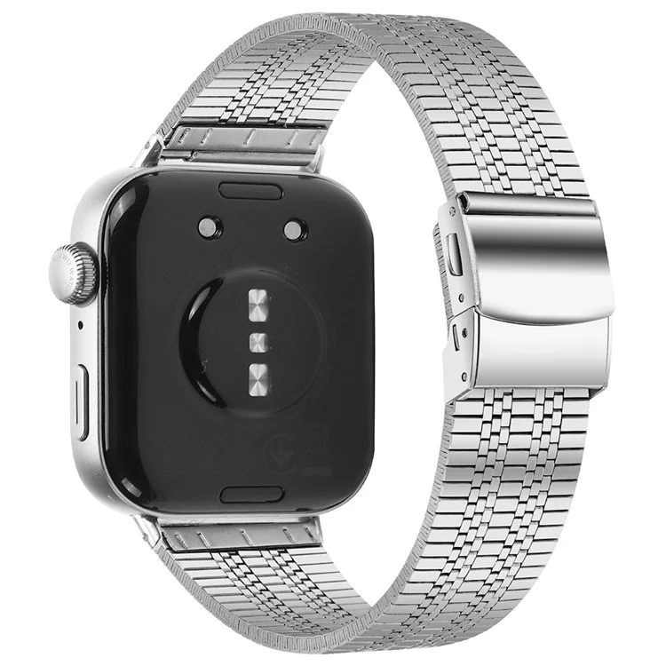 Para Huawei Watch Fit 3 Replacement Band 316L Aço Inoxidável Metal Strap, Prata