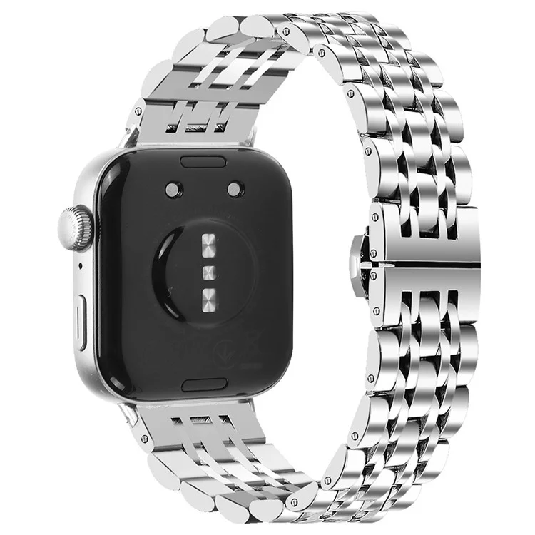 Für Huawei Watch Fit 3 Band 316L Edelstahl-Metallgeflecht-Armband, Silber