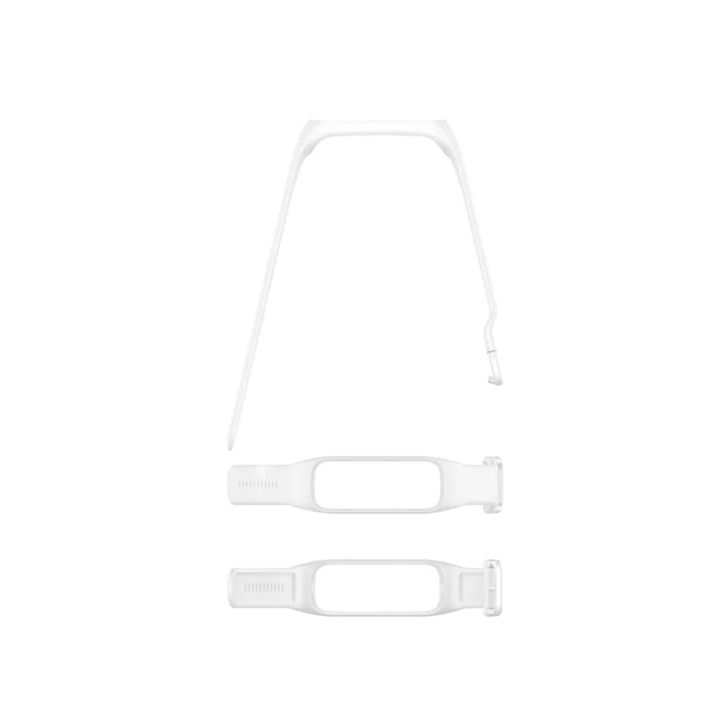 Smart Watch Band Silicone Wrist Strap Replacement for Samsung Galaxy Fit2 SM-R220 - White