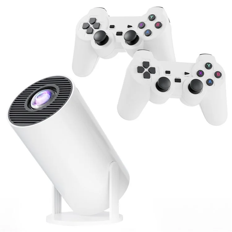 M300 MAX RK3326 2 Game Consoles Android 11 Portable 3D Game Projector 4K Smart Home Theater - US Plug