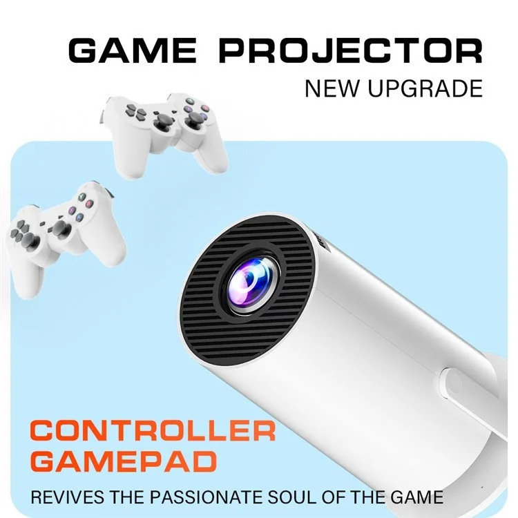 M300 MAX RK3326 2 Game Consoles Android 11 Portable 3D Game Projector 4K Smart Home Theater - US Plug
