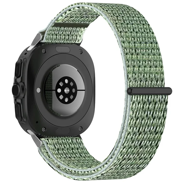 Pour Samsung Galaxy Watch Ultra 47mm Bracelet de montre en nylon réglable - Vert mer