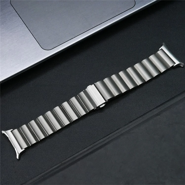For Samsung Galaxy Watch Ultra 47mm Titanium Alloy Strap Smart Watch Replacement Band - Silver