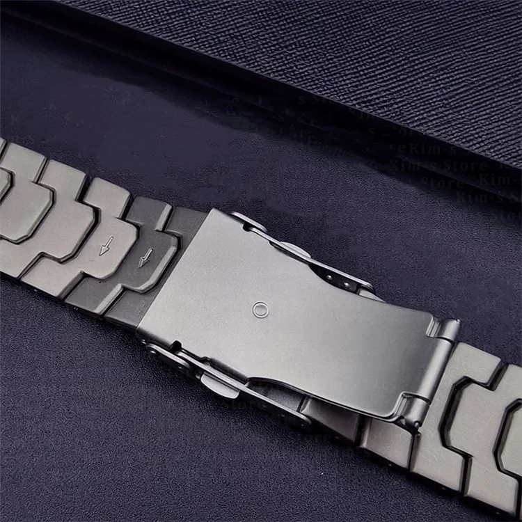Per Samsung Galaxy Watch Ultra 47mm Titanium Alloy Strap Sostituzione Cinturino Orologio con Fibbia di Sicurezza - Argento