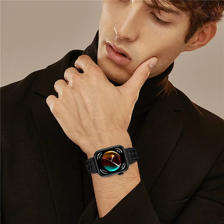 Per Huawei Watch Fit 3 Metal Wrist Band Replacement Smart Watch Strap - Nero